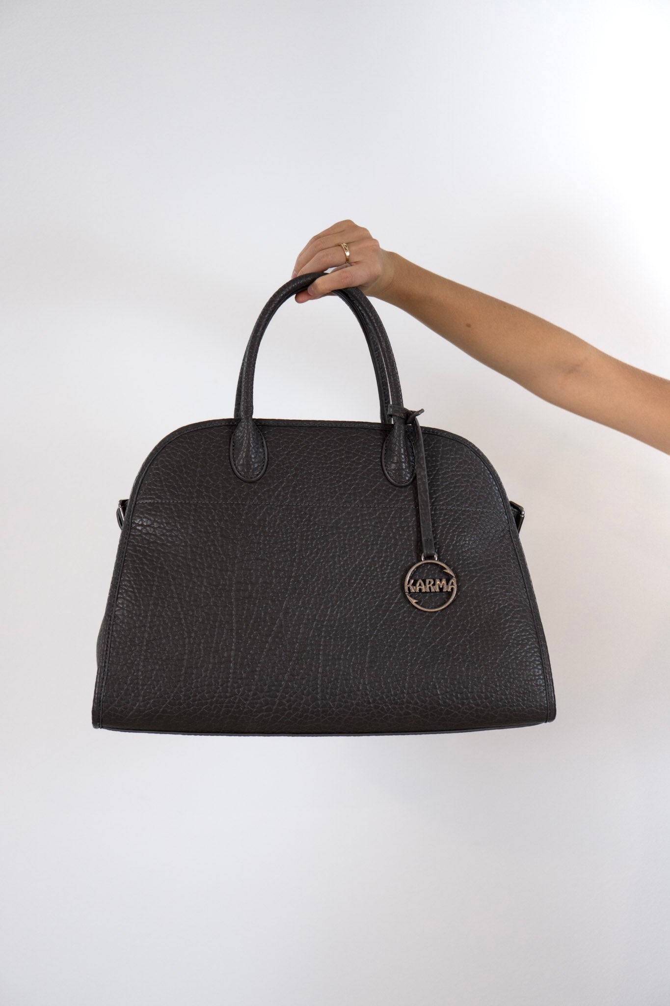 Borsa a mano in pelle