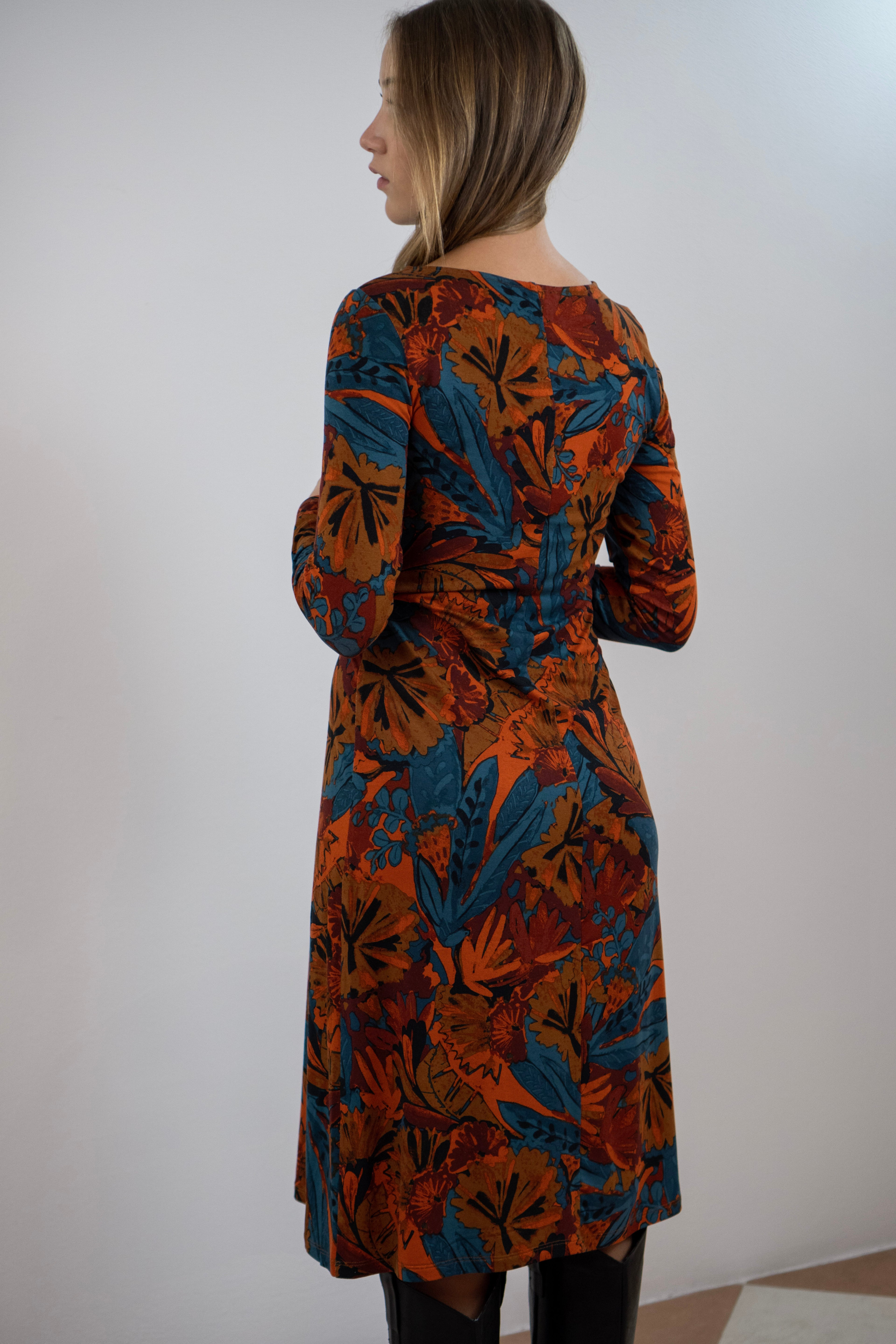 ABITO FANTASIA FOGLIE AUTUNNALI