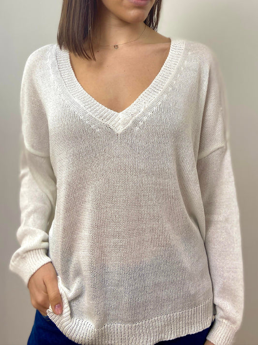 Maglia Fine Scollo a V