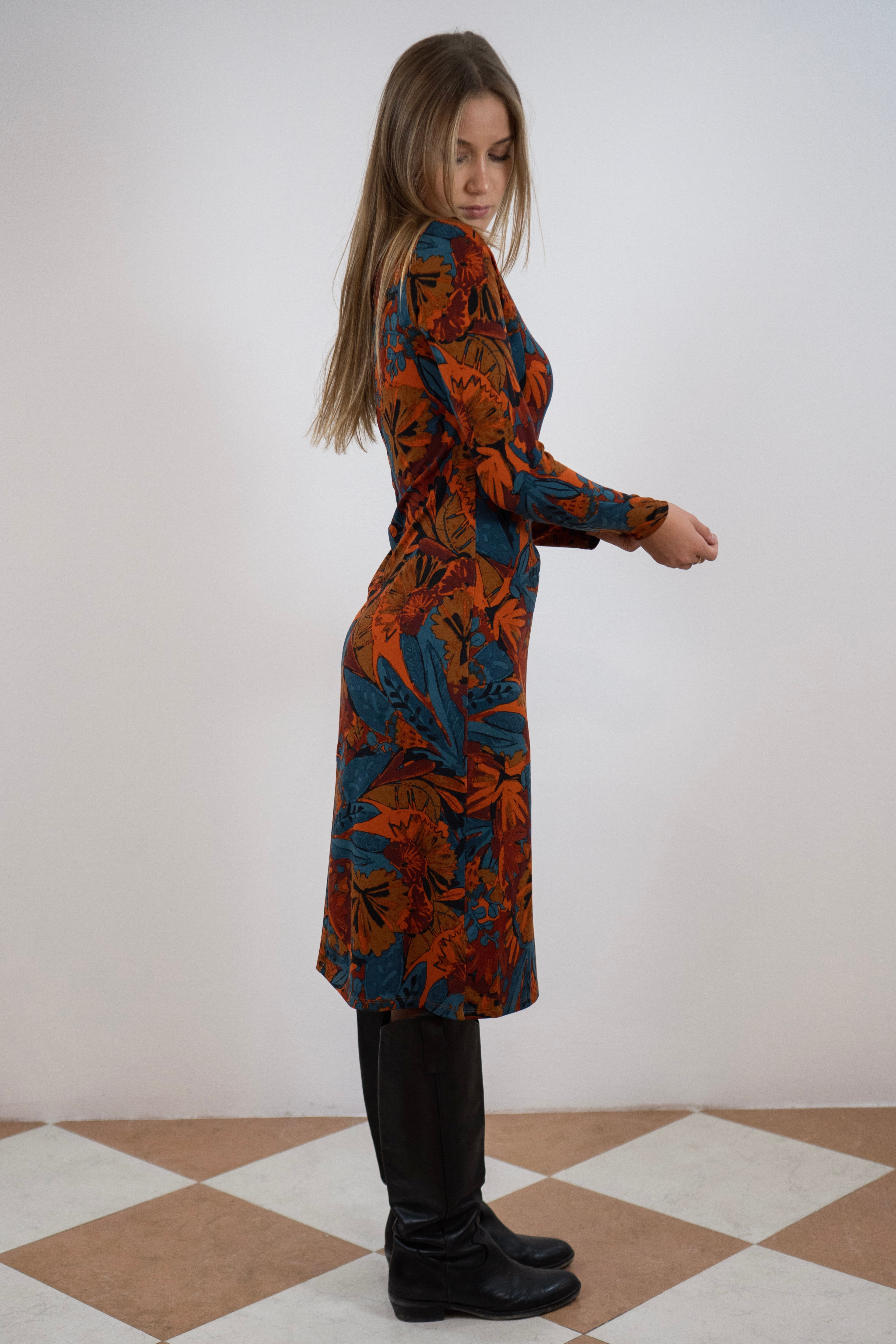 ABITO FANTASIA FOGLIE AUTUNNALI