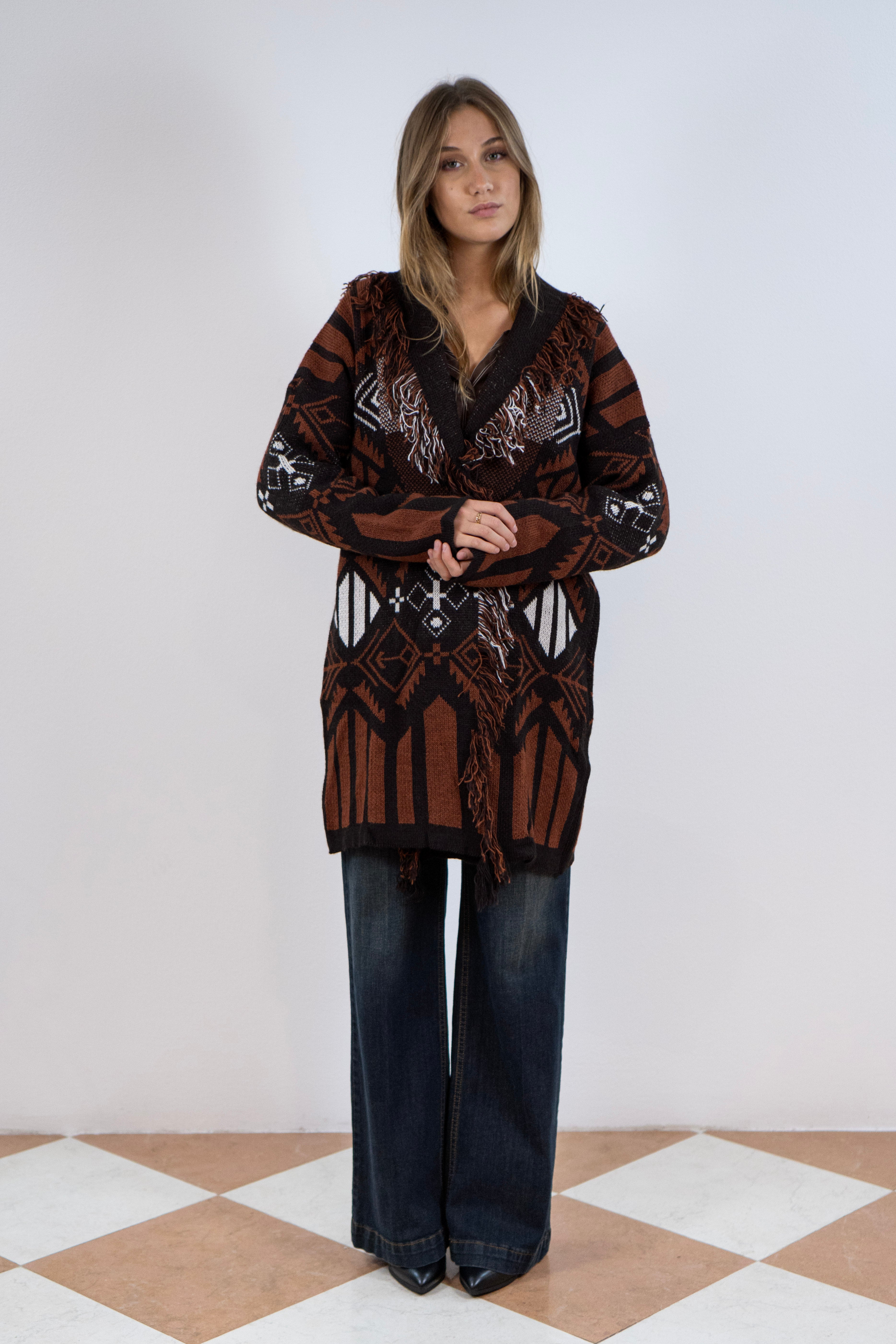 CARDIGAN MORBIDO A MAGLIA