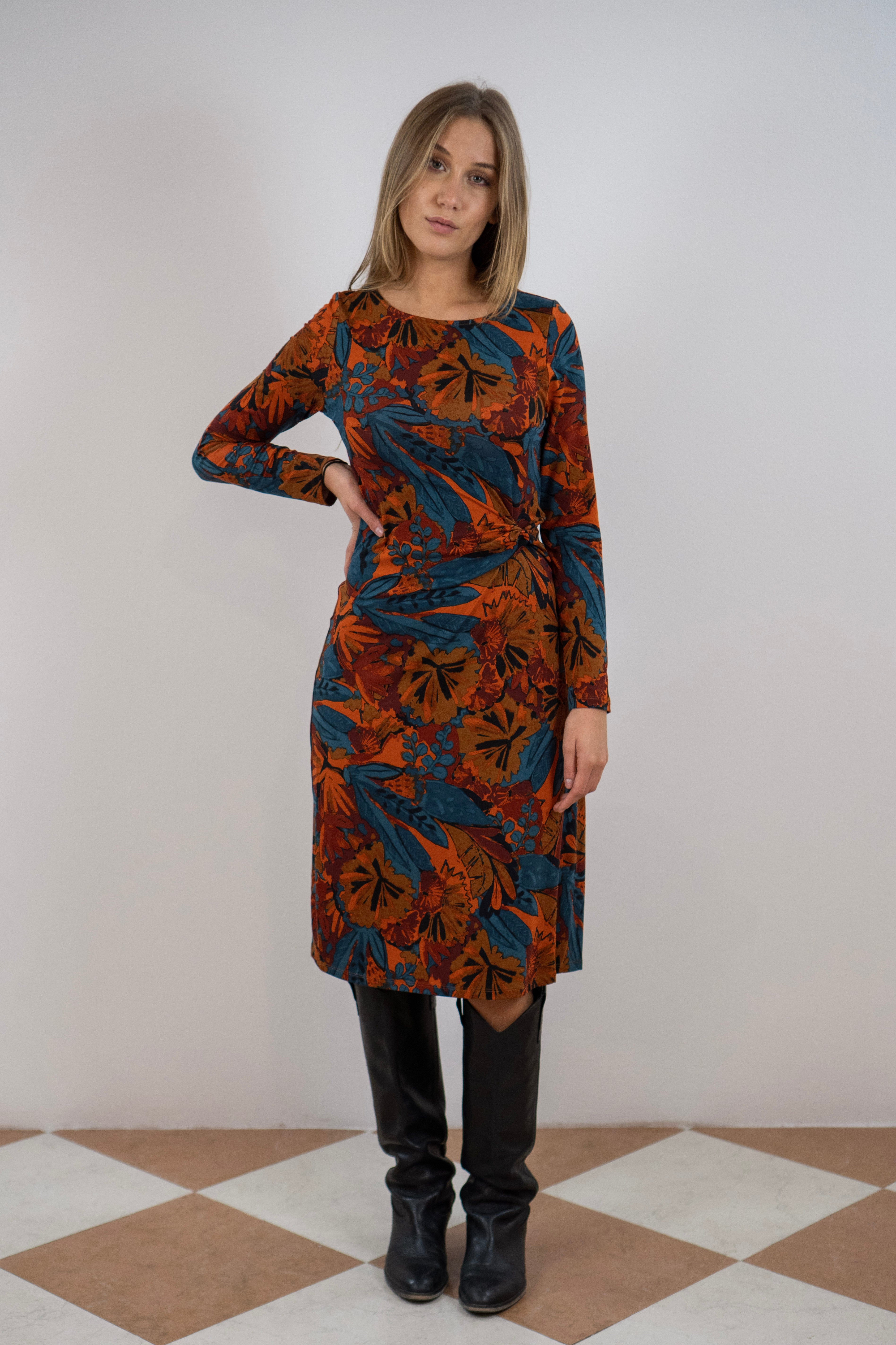 ABITO FANTASIA FOGLIE AUTUNNALI