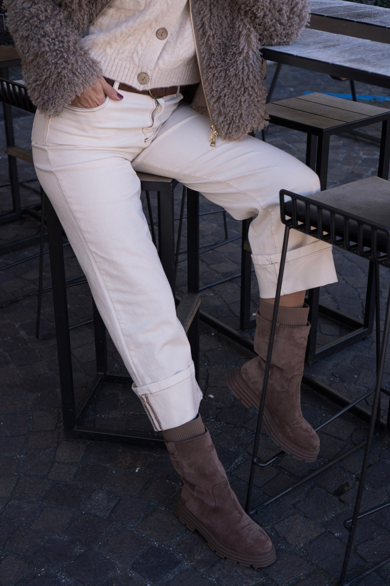 Pantaloni a gamba dritta