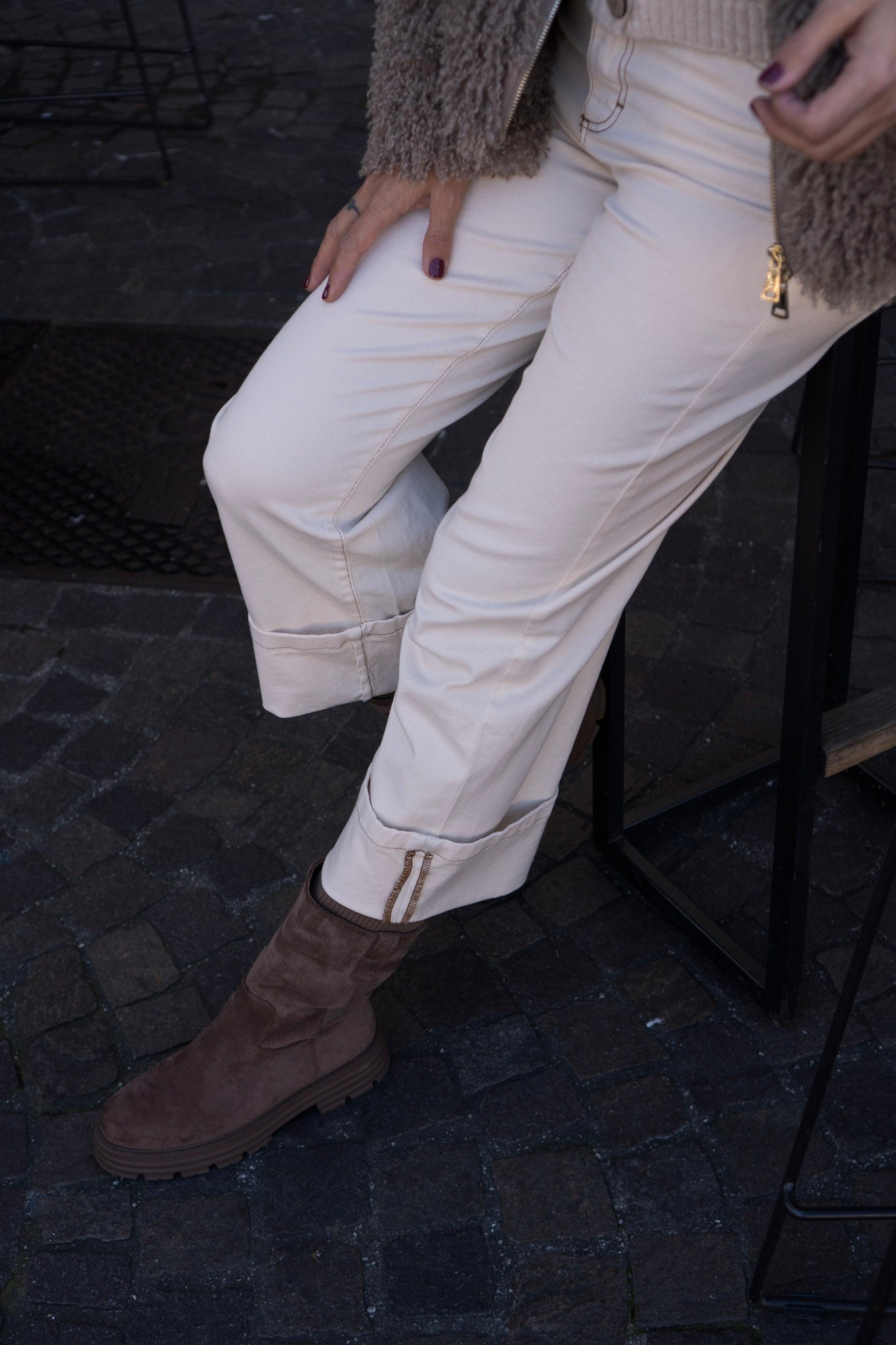 Pantaloni a gamba dritta