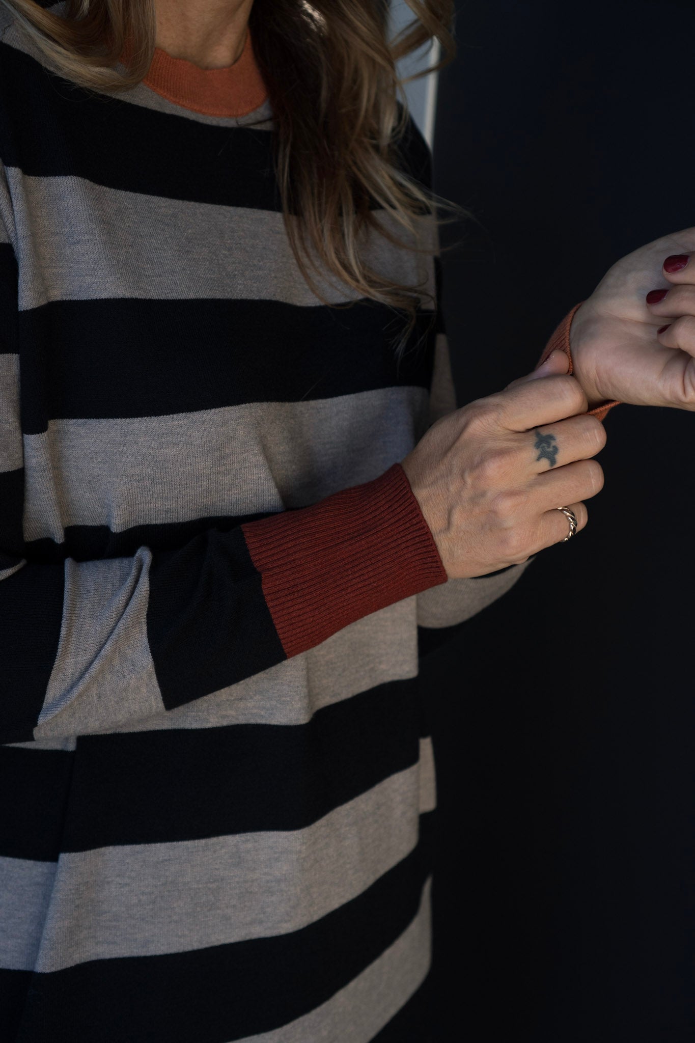 ABITO DRITTO A RIGHE