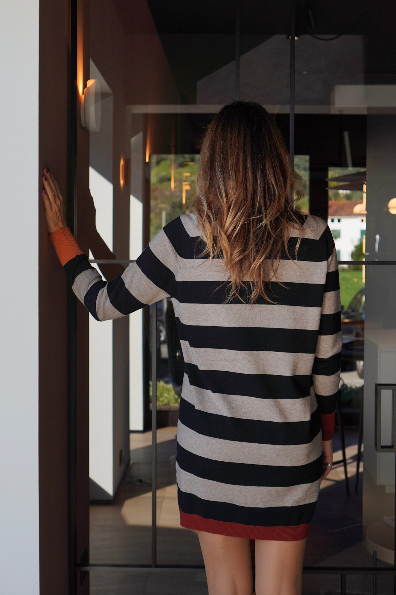 ABITO DRITTO A RIGHE