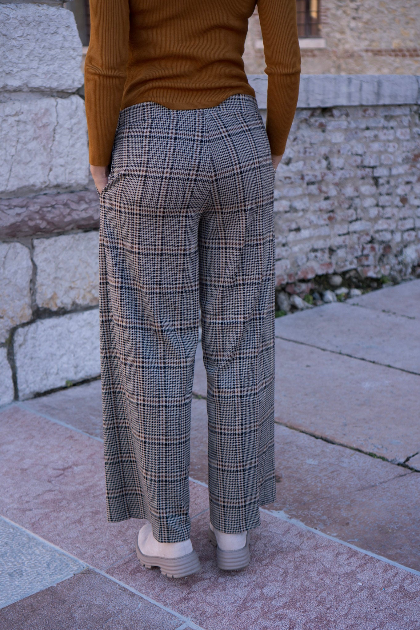 Pantaloni fantasia check