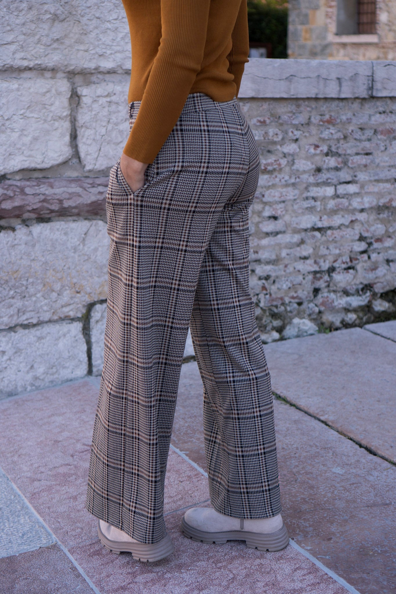 Pantaloni fantasia check