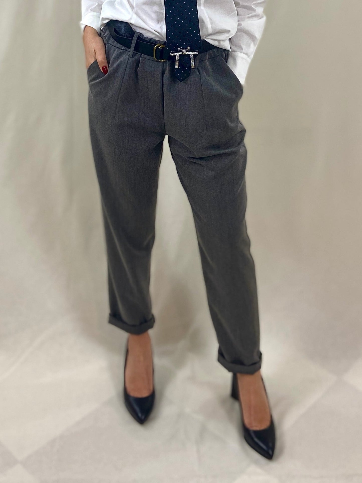Pantalone Morbido a Gamba Dritta