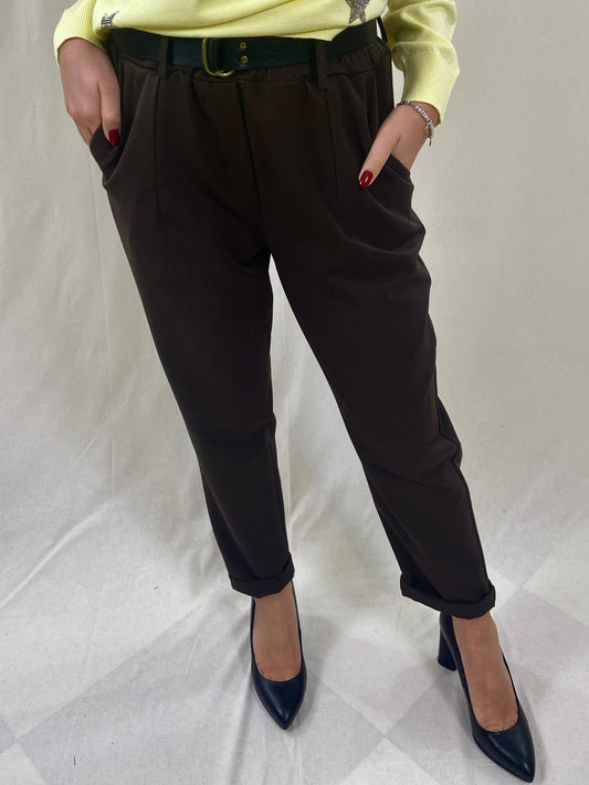 Pantalone Morbido a Gamba Dritta